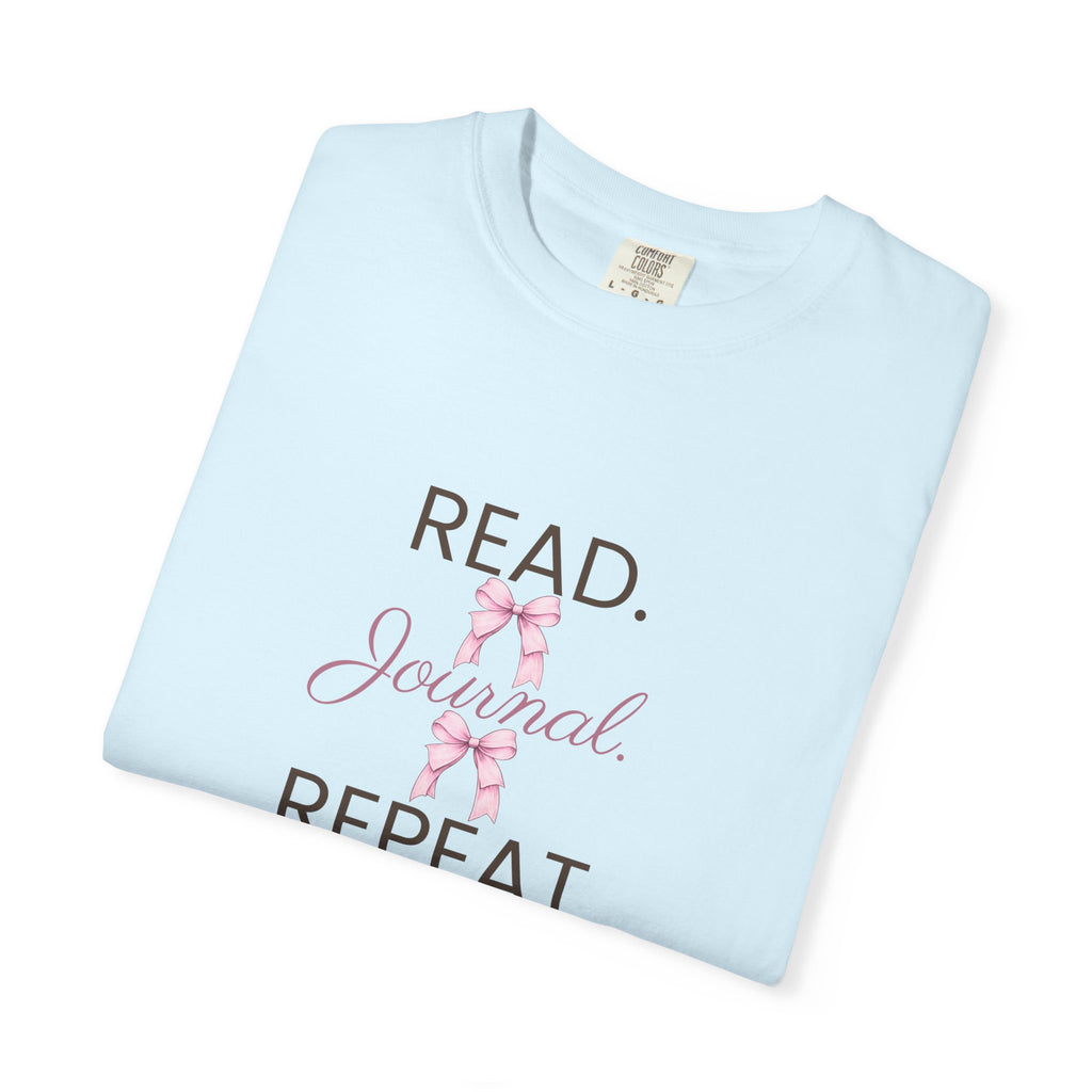 Floral Booklover Tee | Read Journal Repeat Book Lover T-Shirt