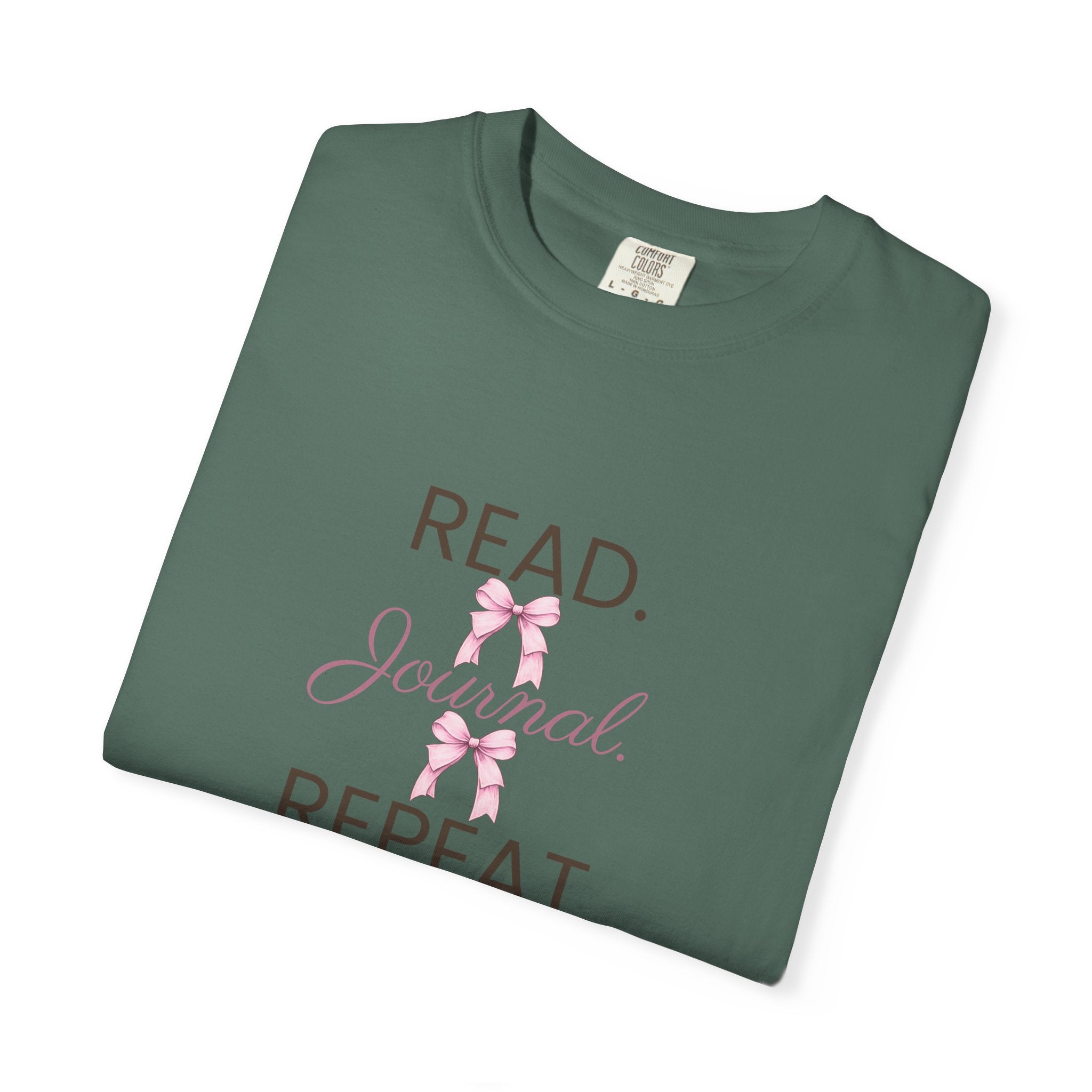 Floral Booklover Tee | Read Journal Repeat Book Lover T-Shirt