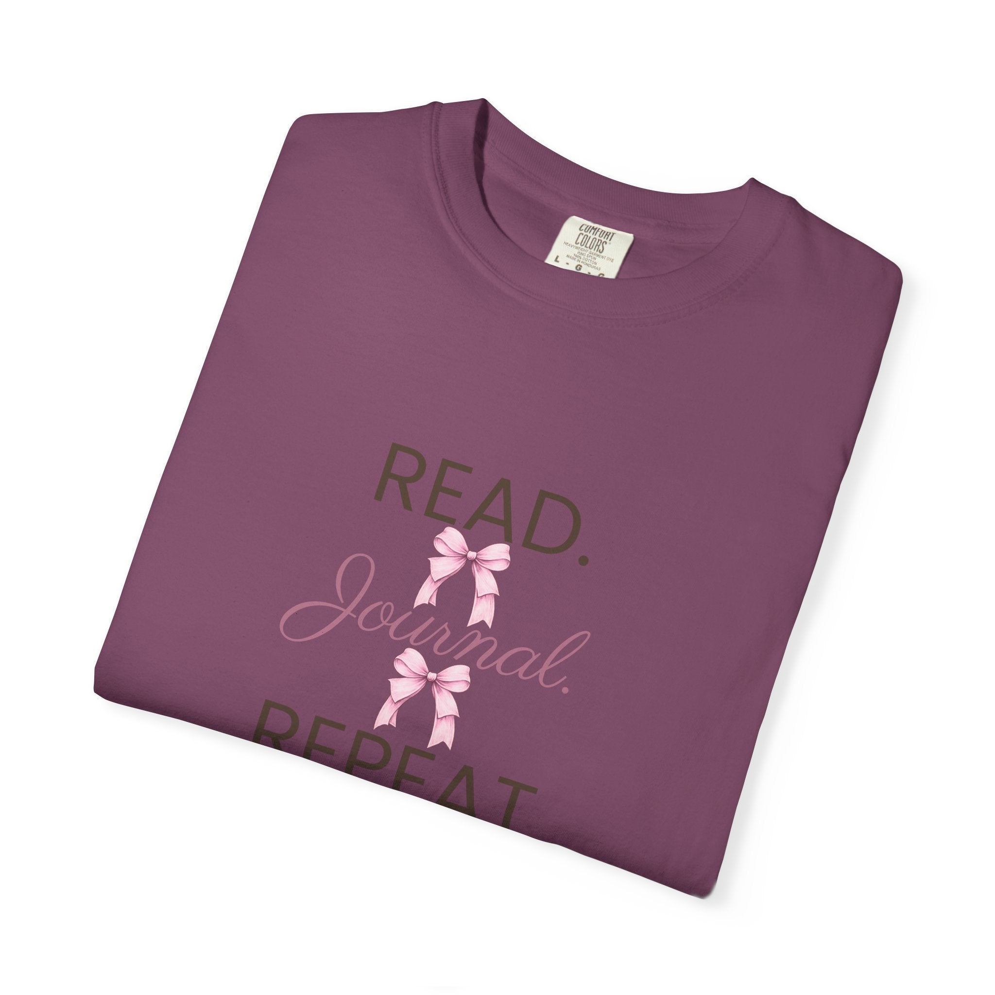 Floral Booklover Tee | Read Journal Repeat Book Lover T-Shirt