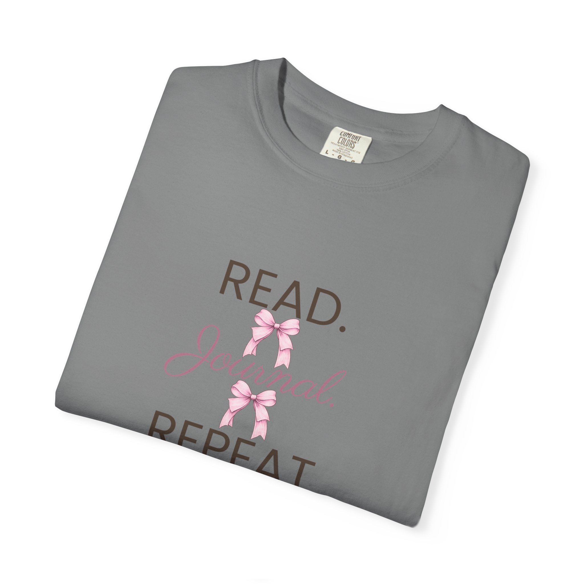 Floral Booklover Tee | Read Journal Repeat Book Lover T-Shirt