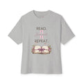 Read Journal Repeat Boxy Tee | Bookish Gift for Book Lovers