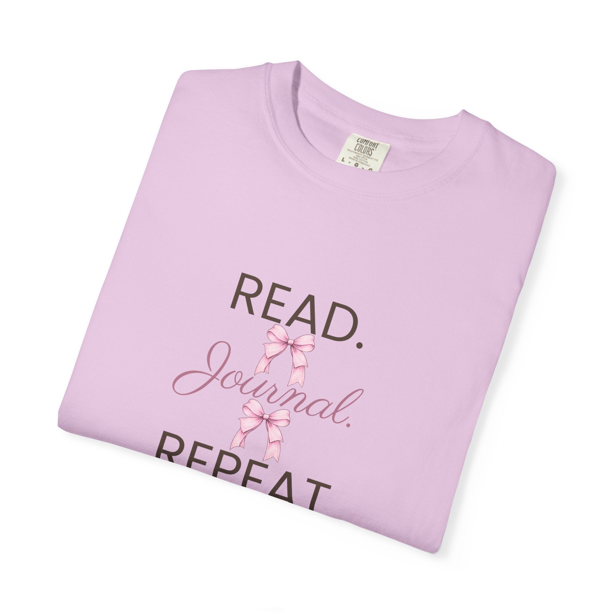 Floral Booklover Tee | Read Journal Repeat Book Lover T-Shirt