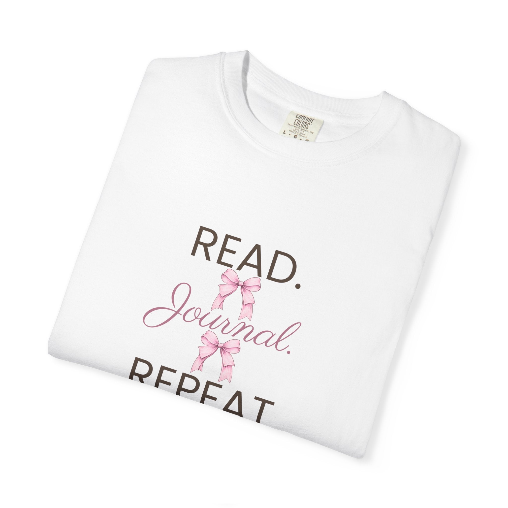 Floral Booklover Tee | Read Journal Repeat Book Lover T-Shirt