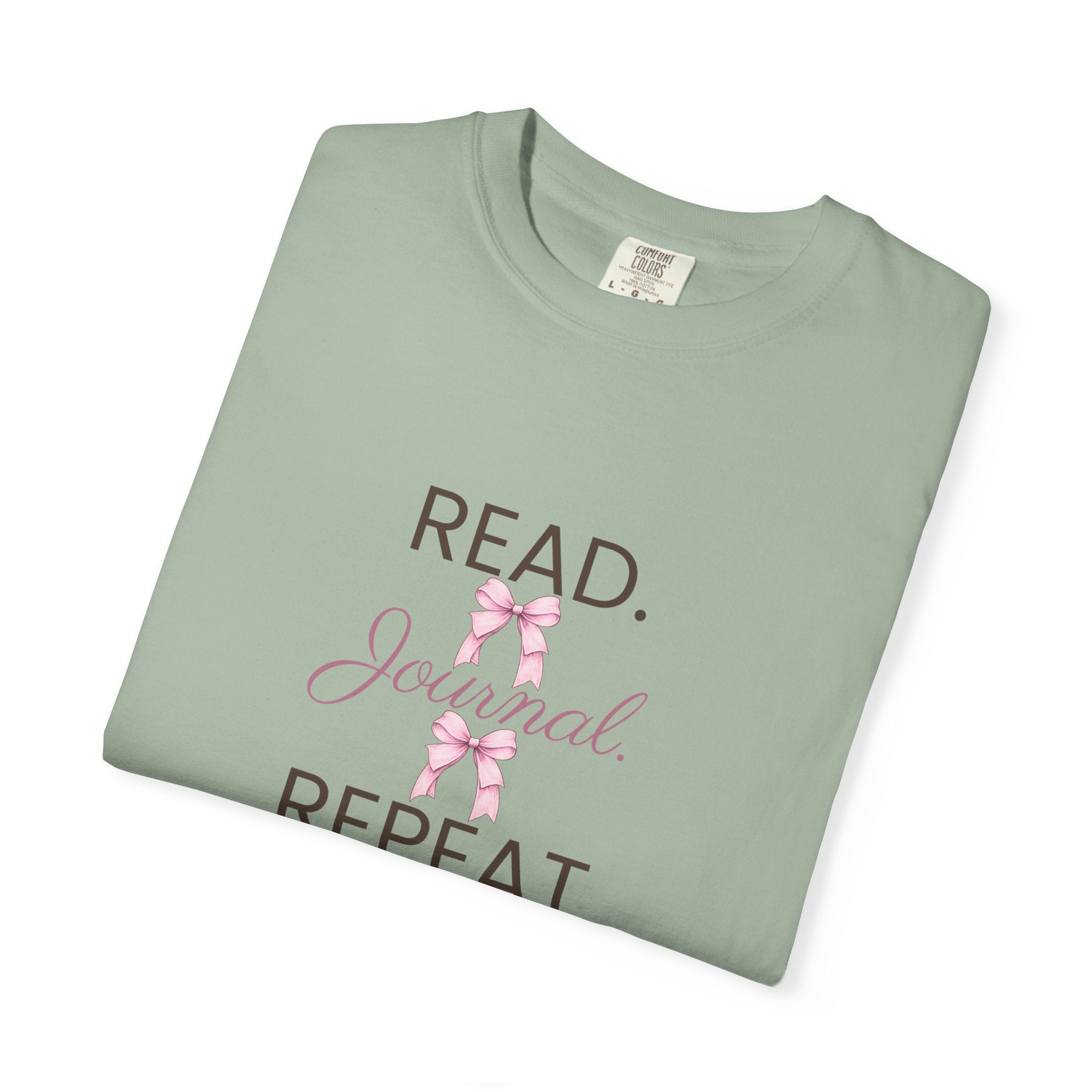 Floral Booklover Tee | Read Journal Repeat Book Lover T-Shirt