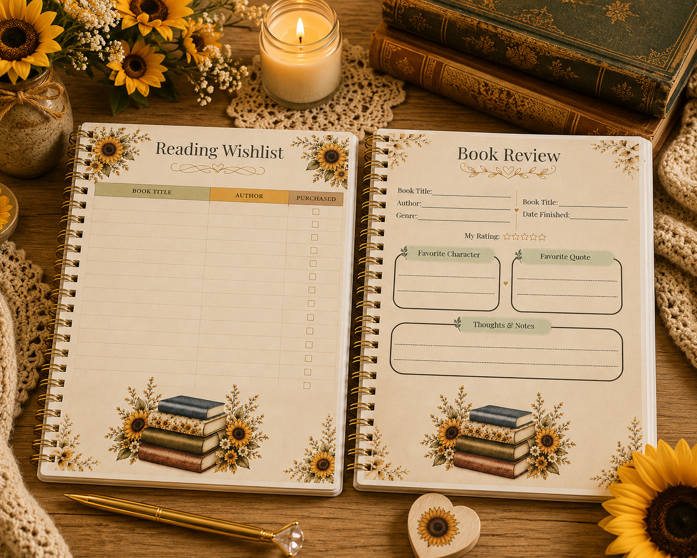 Sunflower Days Journal Gift Box
