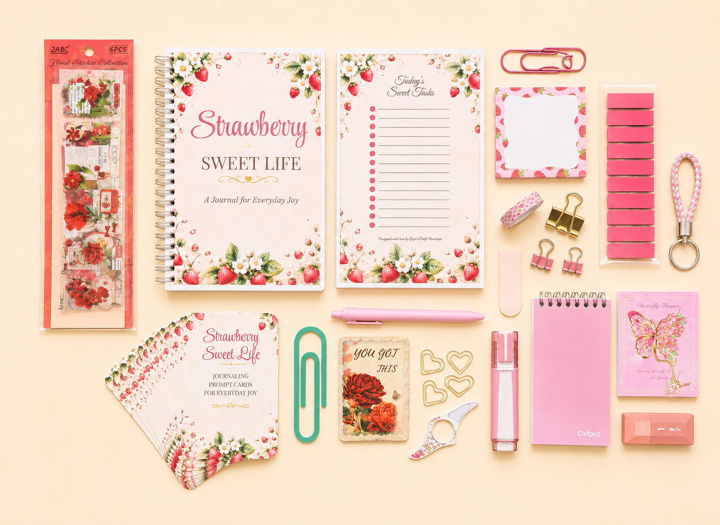 Strawberry Sweet Life Journal Gift Box