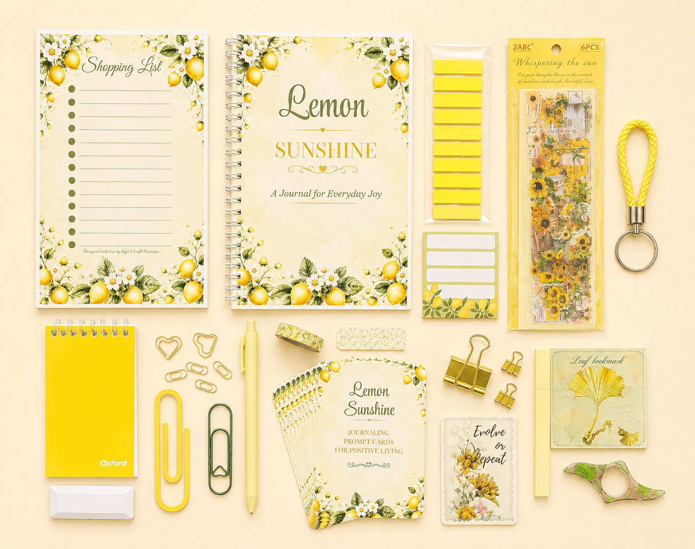 Lemon Sunshine Journal Gift Box
