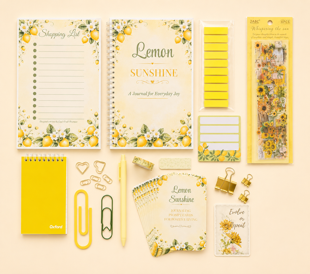 Lemon Sunshine Journal Gift Box