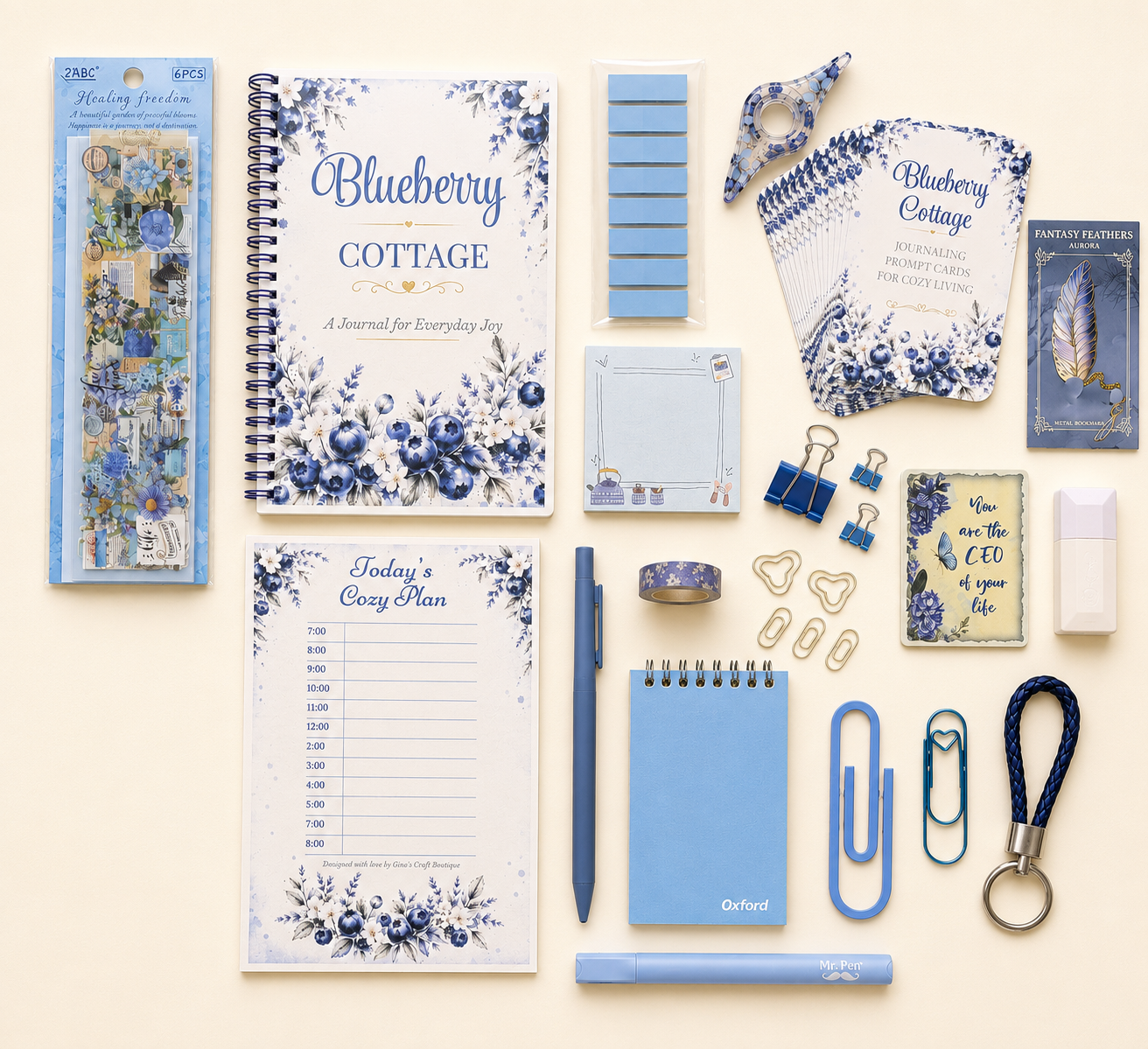 Blueberry Cottage Journal Gift Box