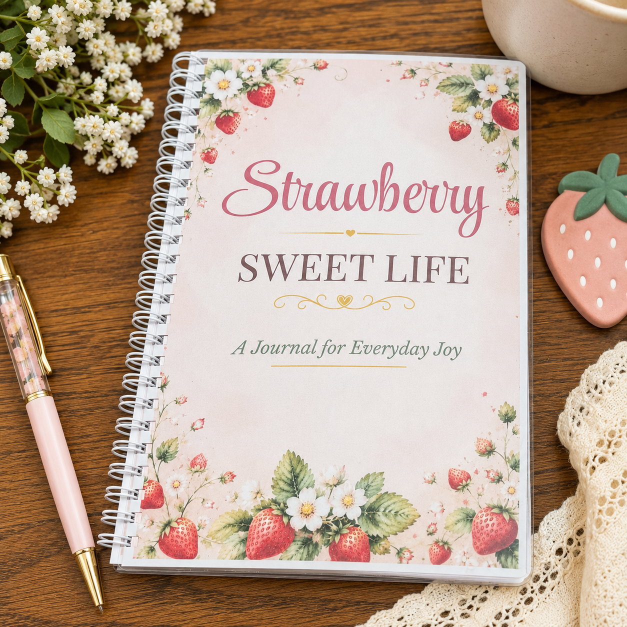 Strawberry Sweet Life Journal Gift Box
