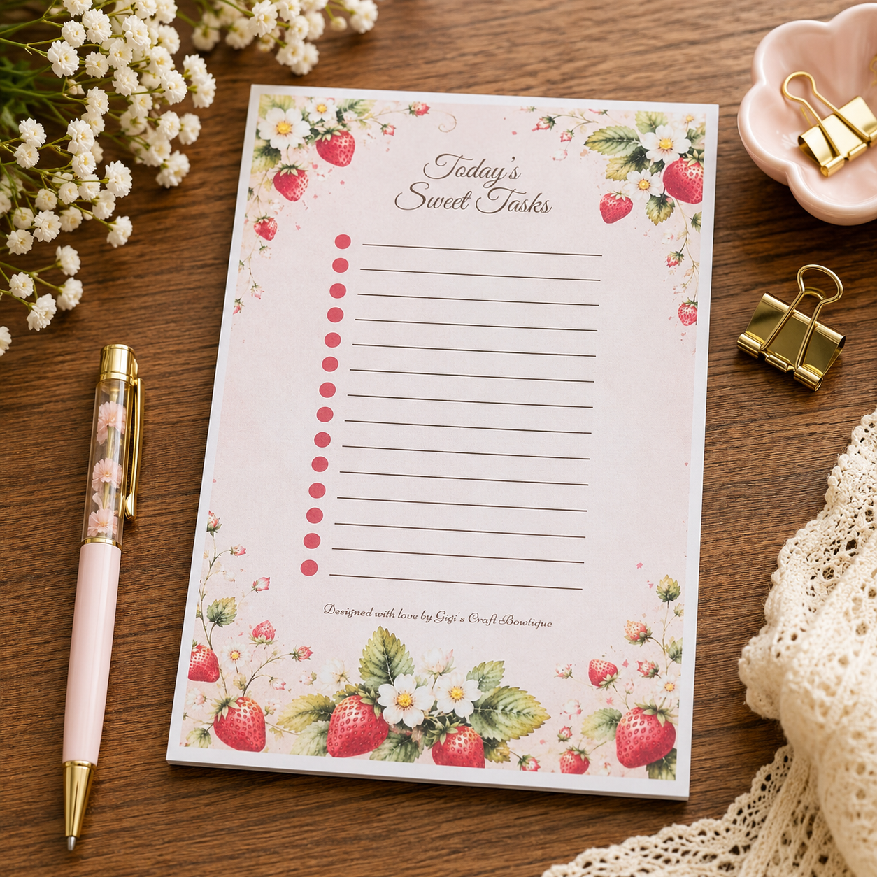 Strawberry Sweet Life Journal Gift Box