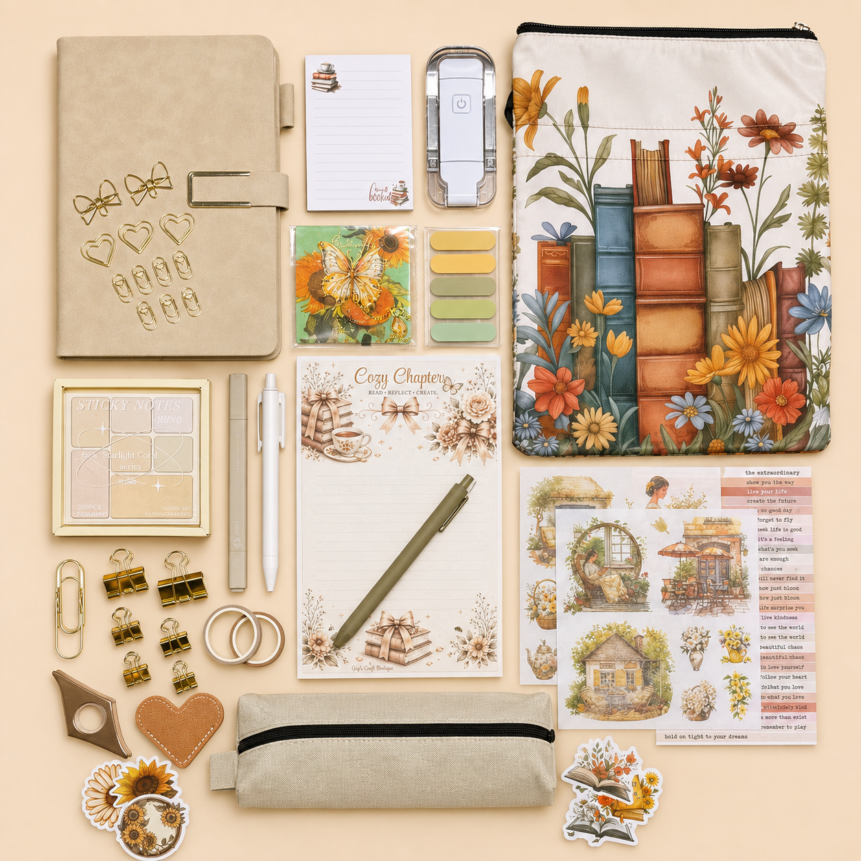Bookish Color Collection Stationery Gift Box