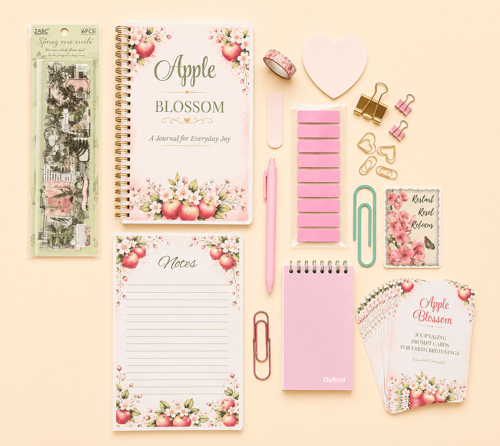 Apple Blossom Journal Gift Box - Gigi’s Craft Bowtique