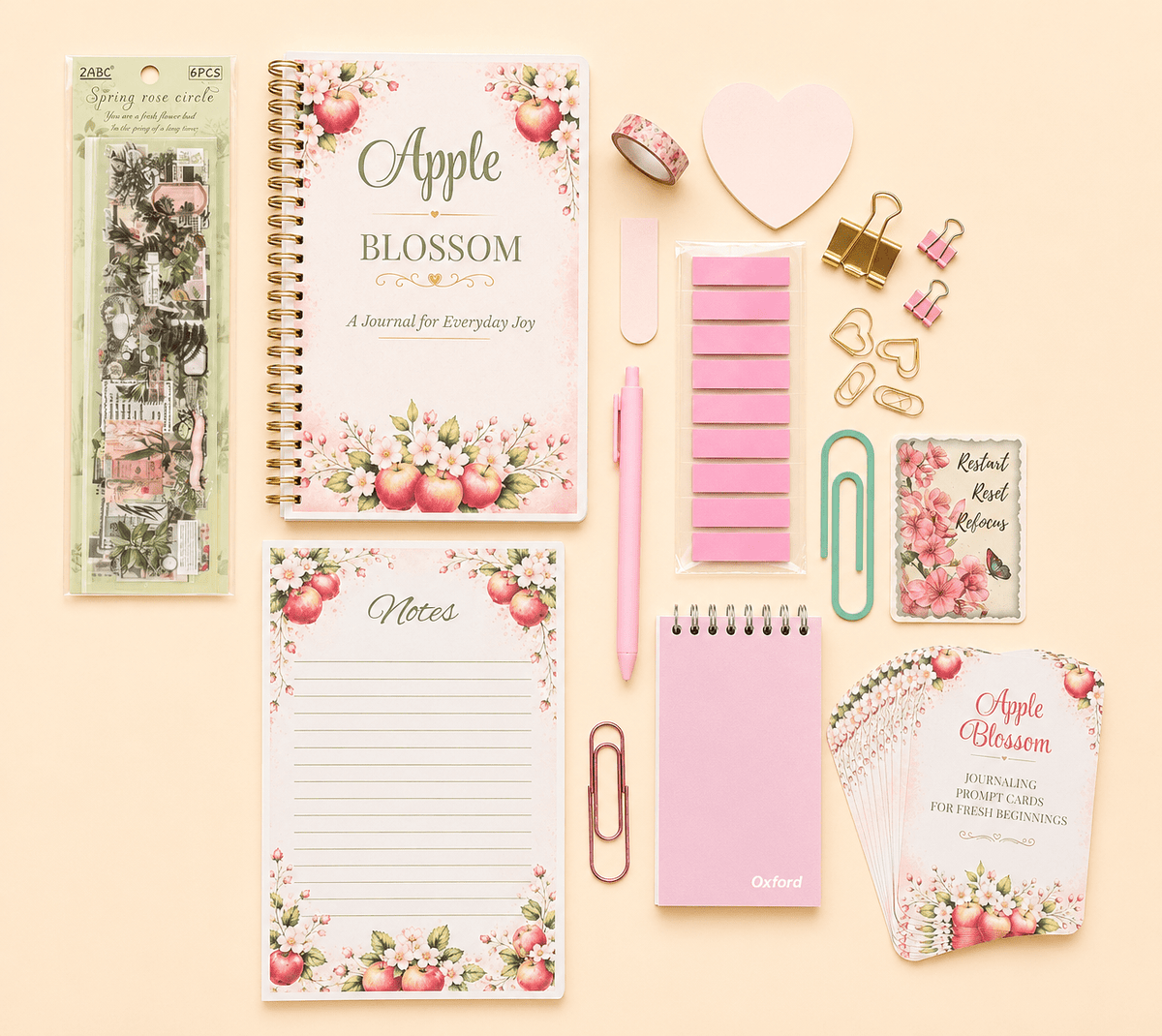 Apple Blossom Journal Gift Box - Gigi’s Craft Bowtique