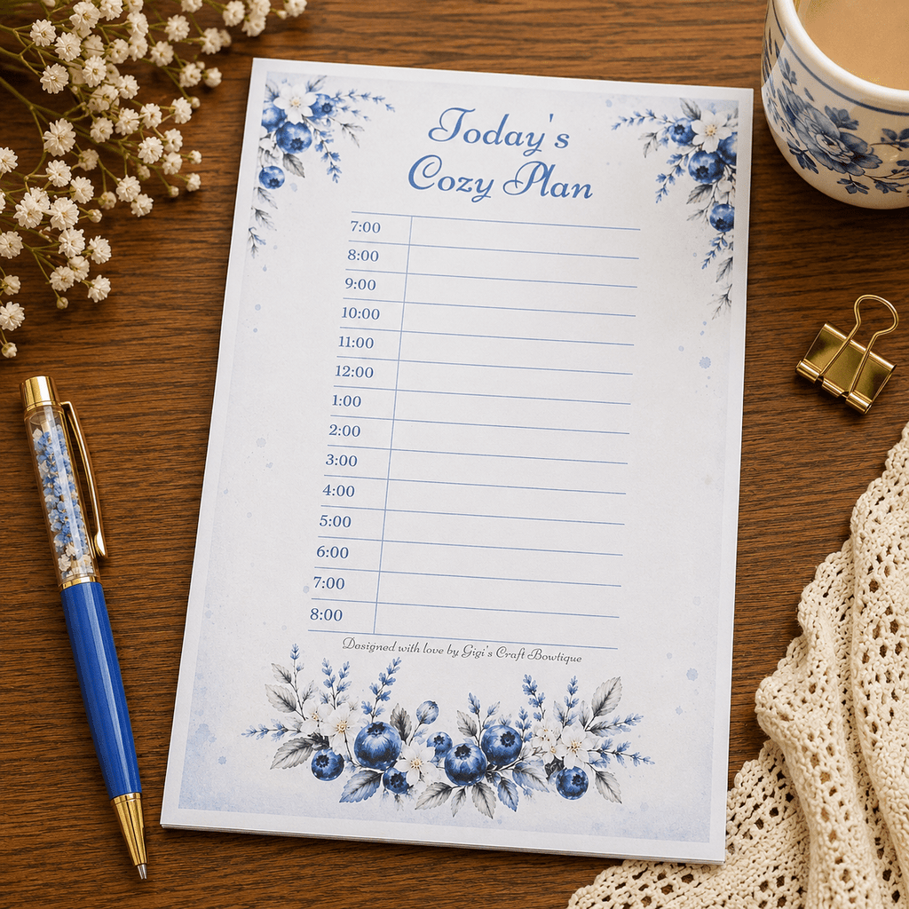 Blueberry Cottage Journal Gift Box - Gigi’s Craft Bowtique