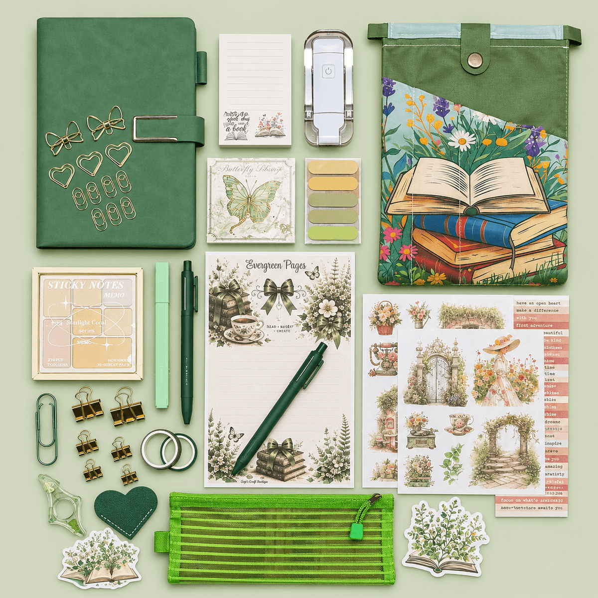 Bookish Color Collection Stationery Gift Box - Gigi’s Craft Bowtique