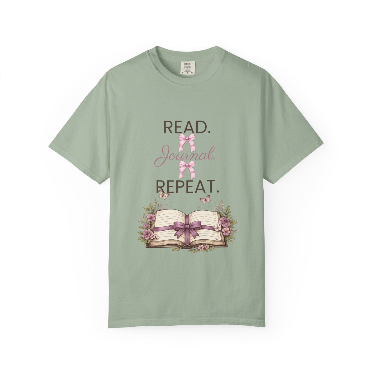 Floral Booklover Tee | Read Journal Repeat Book Lover T-Shirt - Gigi’s Craft Bowtique
