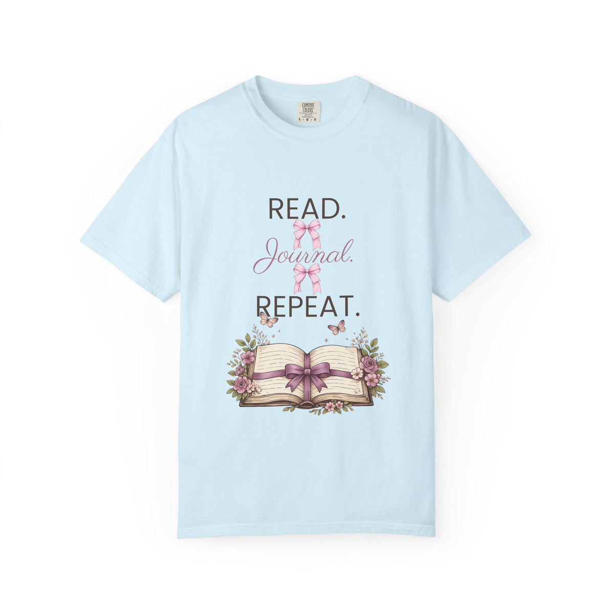 Floral Booklover Tee | Read Journal Repeat Book Lover T-Shirt - Gigi’s Craft Bowtique