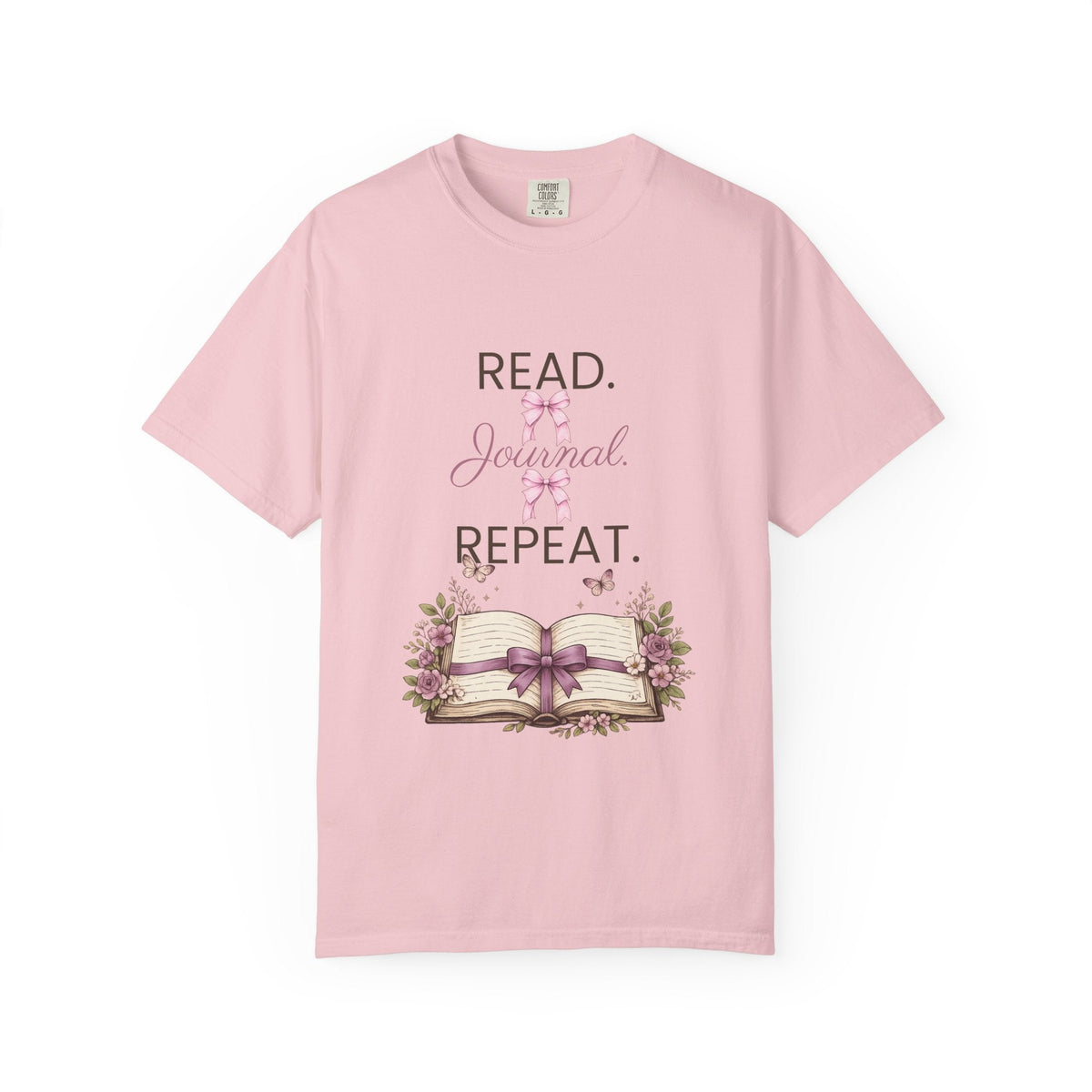 Floral Booklover Tee | Read Journal Repeat Book Lover T-Shirt - Gigi’s Craft Bowtique