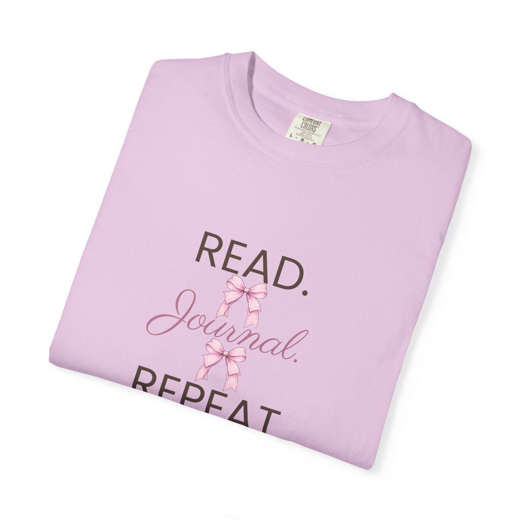 Floral Booklover Tee | Read Journal Repeat Book Lover T-Shirt - Gigi’s Craft Bowtique
