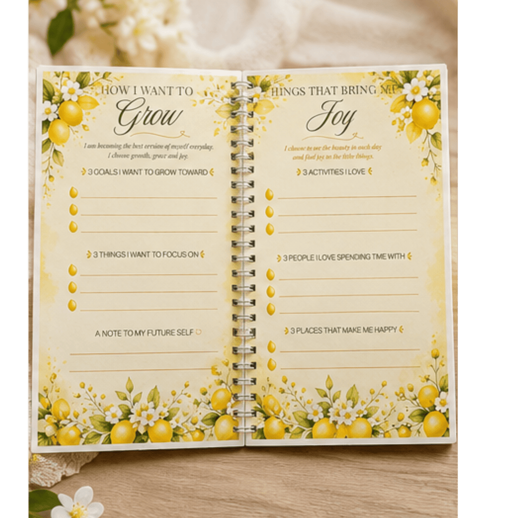 Lemon Sunshine Journal Gift Box - Gigi’s Craft Bowtique