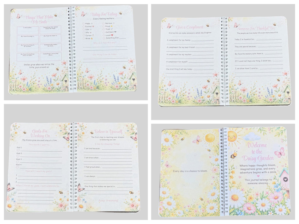 Oopsie Daisy Kids Journal | Guided Journal for Girls Ages 8–12 | Creative Activity Journal | Daisy Gift for Tween Girls - Gigi’s Craft Bowtique