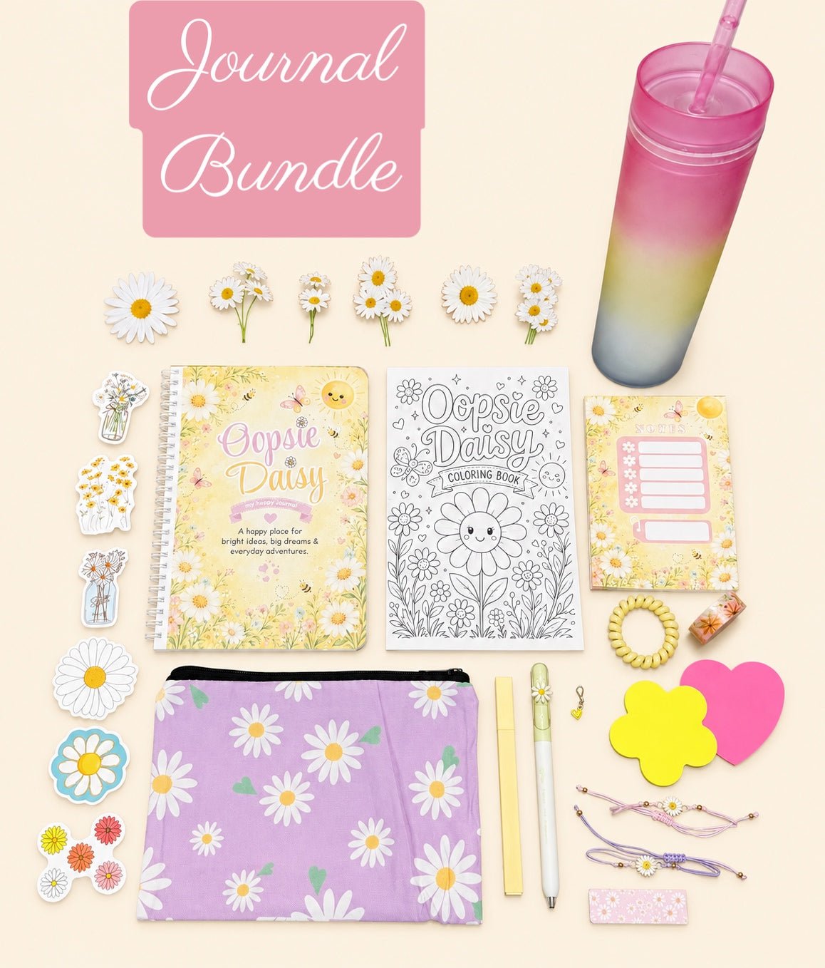 Oopsie Daisy Kids Journal | Guided Journal for Girls Ages 8–12 | Creative Activity Journal | Daisy Gift for Tween Girls - Gigi’s Craft Bowtique