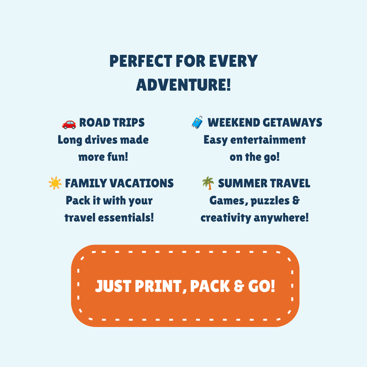 Road Trip Activity Book for Kids Ages 6 - 10 | 30 Printable Activities | Printable PDF - Gigi’s Craft Bowtique