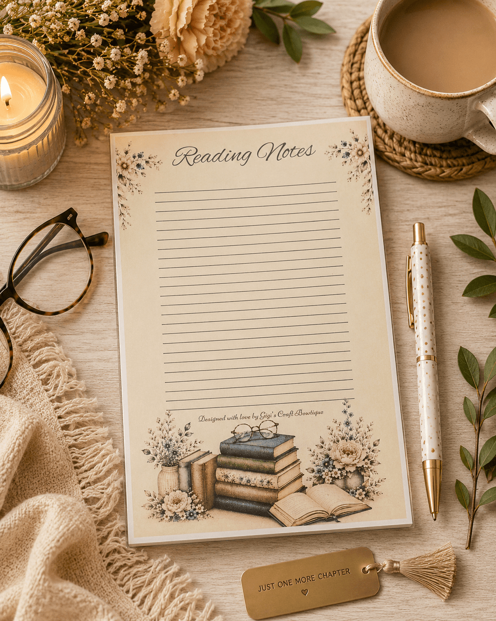 The Reading Corner Journal Gift Box - Gigi’s Craft Bowtique