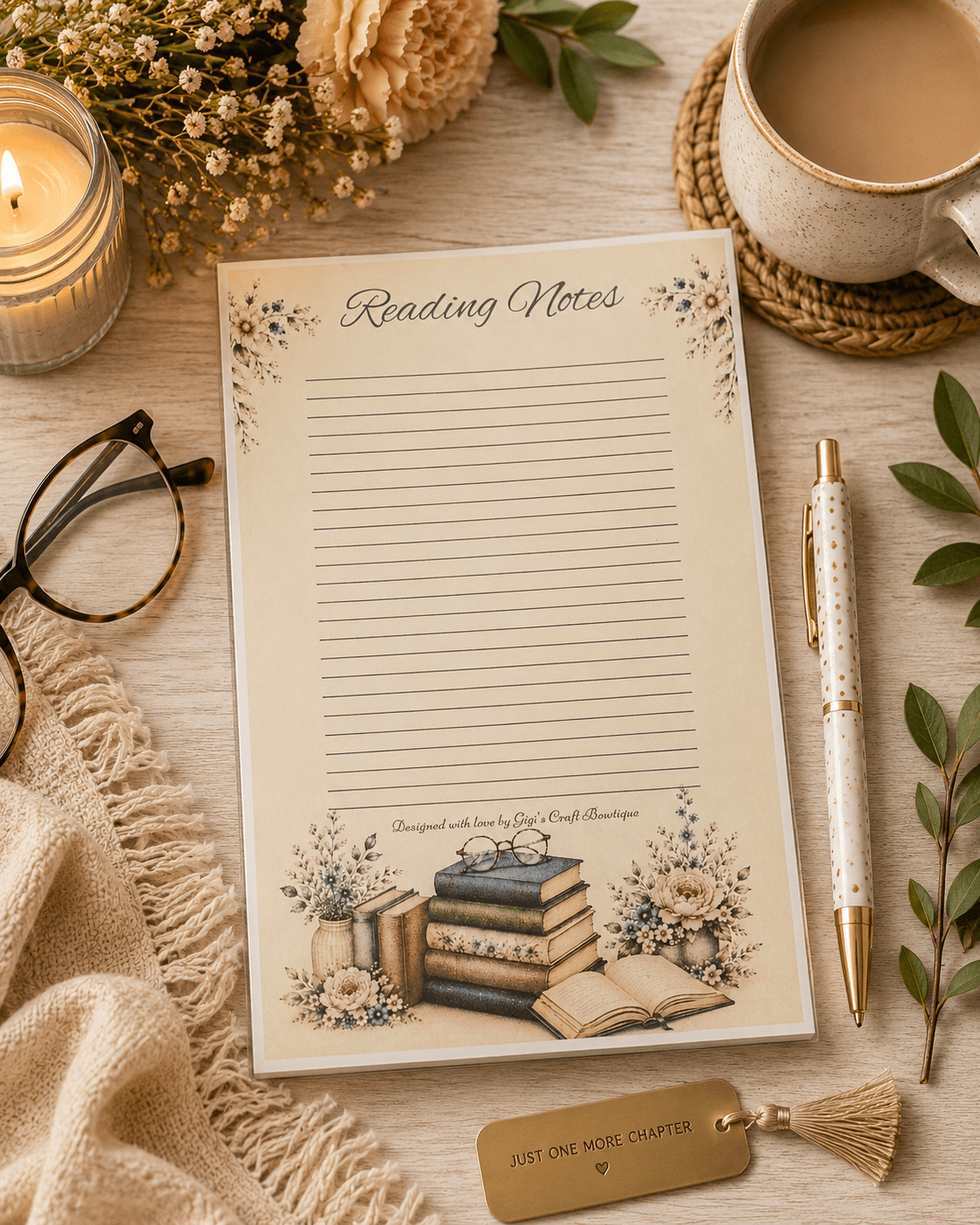The Reading Corner Journal Gift Box - Gigi’s Craft Bowtique