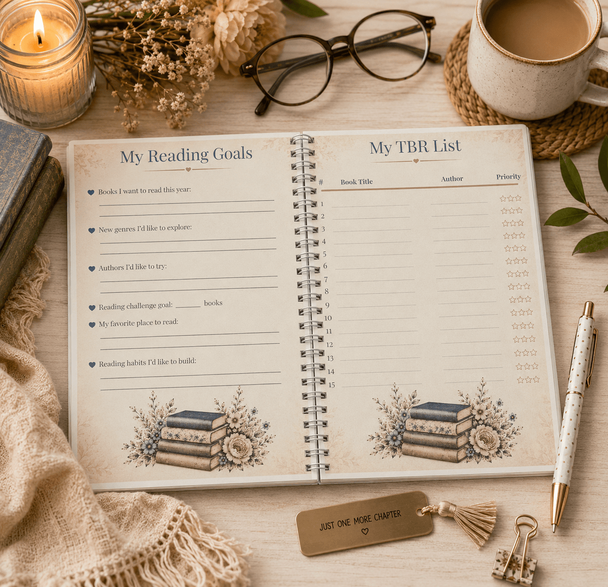 The Reading Corner Journal Gift Box - Gigi’s Craft Bowtique