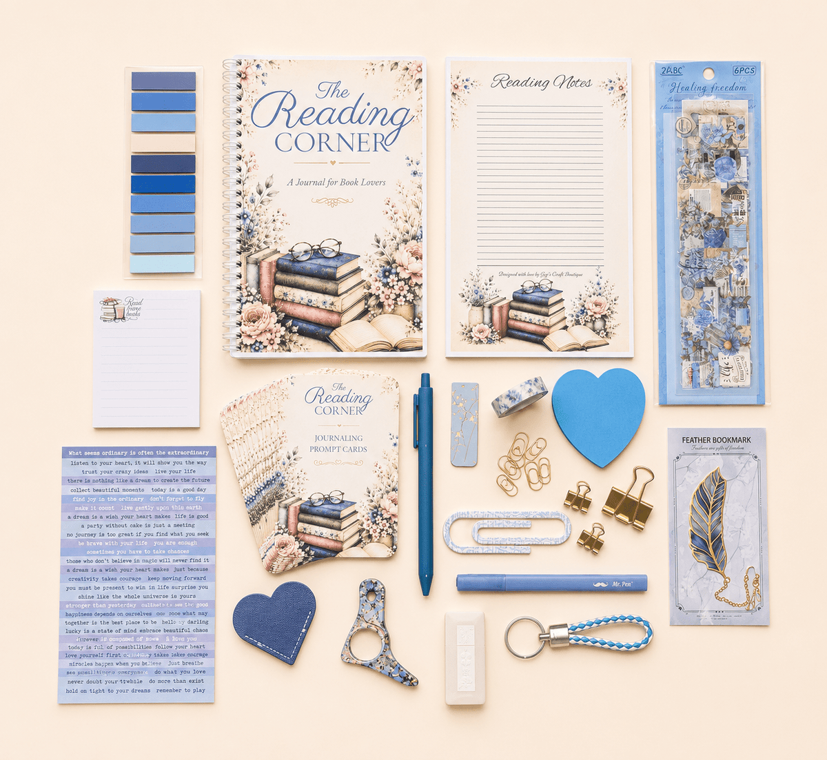 The Reading Corner Journal Gift Box - Gigi’s Craft Bowtique