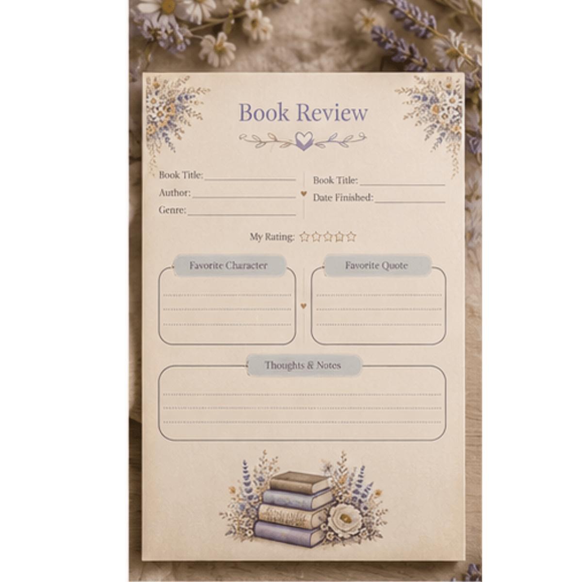Wildflower Meadow Journal Gift Box - Gigi’s Craft Bowtique